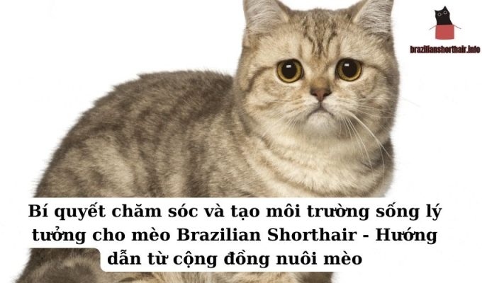 Read more about the article Bí quyết chăm sóc và tạo môi trường sống lý tưởng cho mèo Brazilian Shorthair – Hướng dẫn từ cộng đồng nuôi mèo